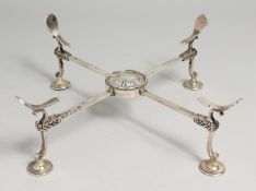 A GEORGE III SILVER DISH CROSS by Hester Bateman, London 1788.