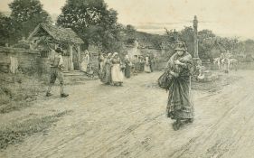 An album of prints and engravings, some loose.