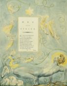After William Blake, a set of 5 scenes from 'Ode on the Spring', colour prints, 16