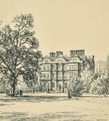 Hubert Williams (1905-1989) British, A pen and ink drawing of Kensington Palace, 13