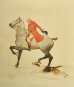 After Cecil Alden, ‘The Huntsman’, colour print, 18” x 13”.