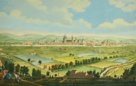 Giuseppe Zocchi (1711-1767) A general view of Florence taken from the Convent of the Capucin Friars,
