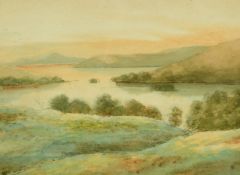 Attributed to Miles Birket Foster R.W.S. (1825-1899) British, A landscape view of Cleadon, Co.