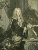 Messire Philibert Orry, Minister of Louis XIV, 1737, after H. Rigaud, 18th Century engraving, 21