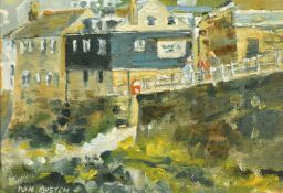 20/21st Century, Don Austen, 'St. Ives old art Clubhouse' oil on board, signed, 4,75