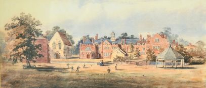 An engraving of a Deer by J.E Nilson, with Latin and German text, 7