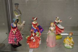 Doulton and other figurines.