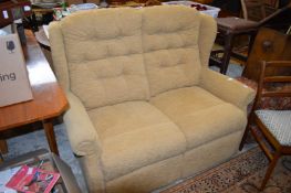 A modern two seater settee.