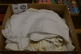 A quantity of linen.