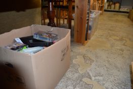 A quantity of CDs and videos.