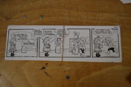 Bill Mevin ‘The Perishers’ a group of unframed art work.