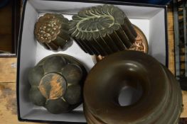 Various jelly moulds.