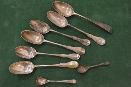 Silver spoons.