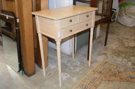 A small decorative table.