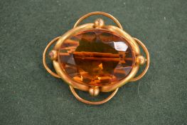 A brooch.