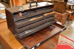 A carpenter's chest.