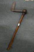 An African war axe.