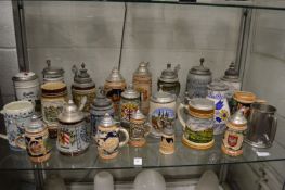 Various beer steins.