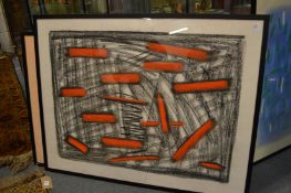 Southall, a large abstract painting.