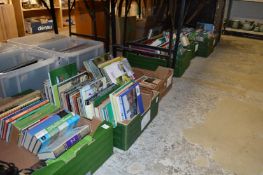 A large quantity of railway related books.