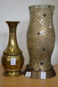 Two decorative vases.