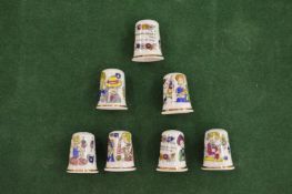 Porcelain thimbles.