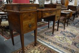 A 19th century mahogany drop centre sideboard.