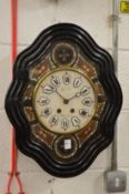 A 19th century French decorative wall clock.