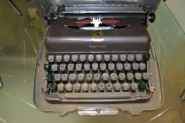An Imperial typewriter.
