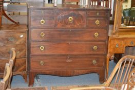A good large 19th century mahogany chest of drawers.