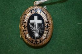 A good Victorian mourning locket.
