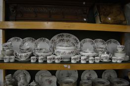A comprehensive collection of Wedgwood Hathaway Rose porcelain.