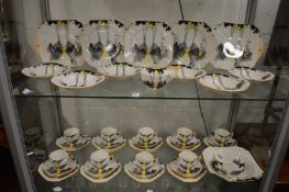 A quantity of Shelley teacups, saucers, plates etc.