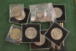 Various coins.