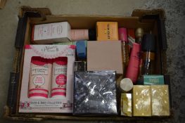 A quantity of ladies' cosmetics and perfumes.