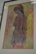 Milner Gulland, a standing female nude.