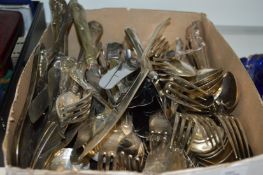 A quantity of Kings Pattern and other flatware.
