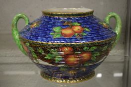 A Newhall lustre decorated twin handled bowl.