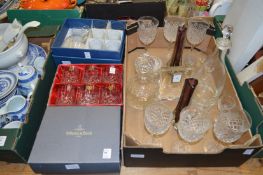 Boxed sets of glassware etc.