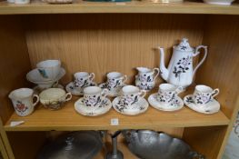 Royal Albert Queen's Messenger coffee service and other decorative china.