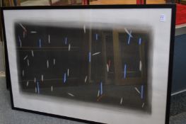 Southall, a large abstract painting.