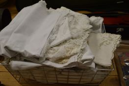 A quantity of linen.