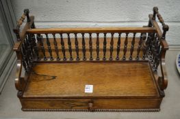 A good Regency rosewood book carrier.