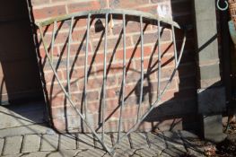 A corner hay manger.