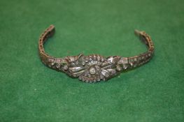 A stylish Art Deco diamond set bracelet.