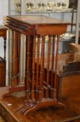 A good mahogany nest of four tables.