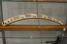 An elephant bridge group.