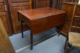 A 19th century mahogany Pembroke table.