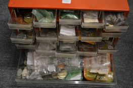 A quantity of coins.