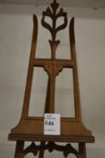 A miniature easel.
